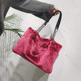 img 2 attached to 👜 Стильные женские сумки большой вместимости с кошельками - идеальные хобо-сумки