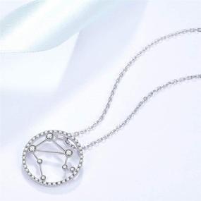 img 2 attached to Constellation Necklace Horoscope Birthday Sterling