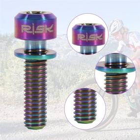 img 1 attached to 🚲 6pcs Titanium Alloy Hex Tapered Bike Stem Bolts with Washers - VGEBY Bicycle Headset Screw Set