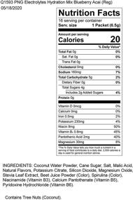 img 1 attached to 🍇 Pinnacle Nutrition Group Electrolyte Single Serving Sticks - Balanced Hydration Drink Mix, Blueberry Acai Flavor, 16 Count (Blueberry Acai)