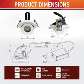 img 2 attached to 💡 Enhance Your Lighting Setup with OSTWIN Gimbal Recessed Junction Changing