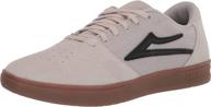 lakai brighton skate white suede men's shoes for athletic logo