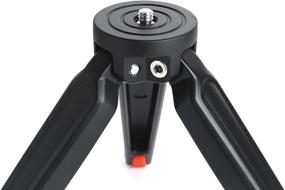 img 3 attached to Mini Tripod: A Versatile Tabletop Stand for DSLR Cameras & Smartphone Flash Compatibility (RT-T21)