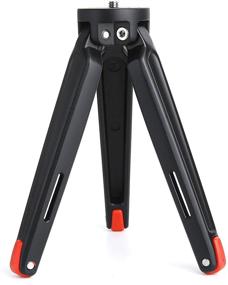 img 1 attached to Mini Tripod: A Versatile Tabletop Stand for DSLR Cameras & Smartphone Flash Compatibility (RT-T21)