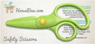 ✂️ 5-inch green child safety scissors logo