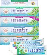 auromere ayurvedic herbal toothpaste variety logo