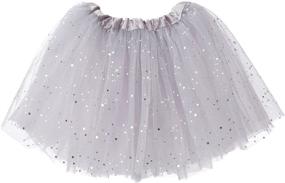 img 4 attached to 💃 My Lello Sparkle 3 Layer Ballerina Girls' Skirts & Skorts Clothing