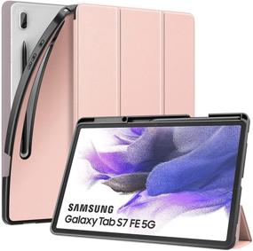 img 4 attached to MoKo Case Fits Samsung Galaxy Tab S7 FE 12