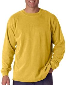 img 3 attached to Comfort Colors Garment Dyed Long Sleeve C6014 Men's Clothing and T-Shirts & Tanks