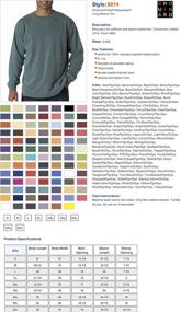img 1 attached to Comfort Colors Garment Dyed Long Sleeve C6014 Men's Clothing and T-Shirts & Tanks