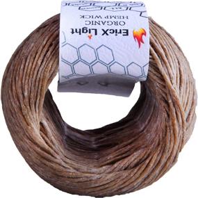img 1 attached to EricX Light 100% Organic Hemp Wick | 200 FT Spool | Natural Beeswax Coated | Standard Size (1.0mm) | Enhanced SEO