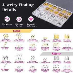 img 2 attached to Adult Jewelry Making Kits - Complete Shynek Jewelry Making Supplies with 🔧 Tools, Earring Charms, Wires, Findings, and Helpful Hands for Making, Repairing, and Crafting Jewelry