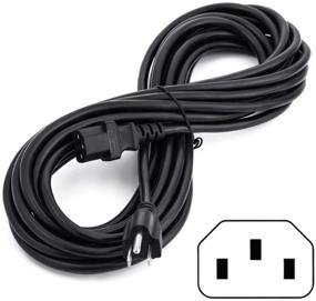 img 2 attached to 🔌 Replacement 3 Prong Power Cord Cable for Vizio TV models: VX32L VW32L VX37L VW26L VU32L VO37L VA6 VMM26 Smart LCD TV and other compatible models