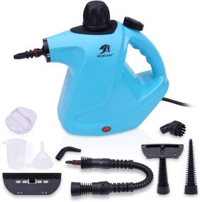 img 4 attached to 🧼 MLMLANT Handheld Steam Cleaner - Multi Purpose Portable Cleaning Machine for Upholstery, Grout, Curtains, Carpets, Windows, Cars, Tiles, Kitchens, Patios, and Home Use with 450ml Tank Capacity