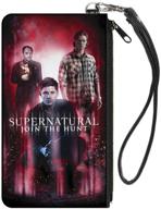 👜 buckle down supernatural large wallet: stylish unisex adults wallet for all your essentials logo