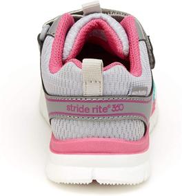 img 2 attached to Stride Rite Toddler Athletic Sneaker Girls' Shoes and Athletic