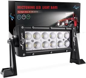 img 4 attached to 🔦 Mictuning 7.5 Inch 36W Flood Led Light Bar: High Lumen, Waterproof for Off-road Jeep ATV UTV SUV Truck Boat - Review and Buying Guide