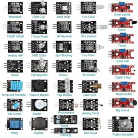 img 3 attached to 🤖 HiLetgo 37 Sensors Assortment Kit: Ultimate Sensor Starter Kit for Arduino, Raspberry Pi | Explore 37-in-1 Robot Projects!