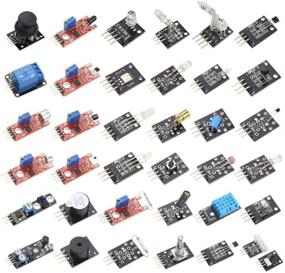 img 4 attached to 🤖 HiLetgo 37 Sensors Assortment Kit: Ultimate Sensor Starter Kit for Arduino, Raspberry Pi | Explore 37-in-1 Robot Projects!