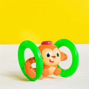 img 2 attached to 🐵 Ползун и светящаяся обезьяна: захватывающая игрушка для малышей с светом и звуками для детей от 6 месяцев+