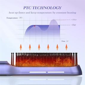 img 1 attached to Straightener Straightening Heating Adjustable Temperature