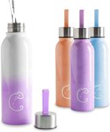 🌈 root7 chameleon color changing bottle - 21oz - get refreshed with mesmerizing purple, blue, and peach tones! логотип