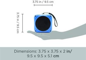 img 2 attached to 🔊 Водонепроницаемая Bluetooth-колонка - Sunfox: солнечная и USB-зарядка, 20 часов воспроизведения, встроенный микрофон - идеально подходит для пляжа, велосипеда, бассейна, душа, путешествий - беспроводная портативная колонка для iPhone, Samsung и других устройств.