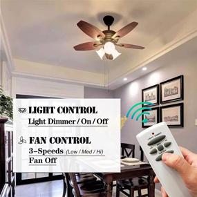 img 3 attached to 🔧 Upgrade your Ceiling Fan Experience with our Universal Remote Control and Receiver Kit - Perfect Replacement for Hunter, Hampton Bay, and Harbor Breeze Models. Enjoy 3-Speed Control, Light Dimming, and Easy Replacement for Fan-HD, UC7078T, HD5, CHQ7078T.