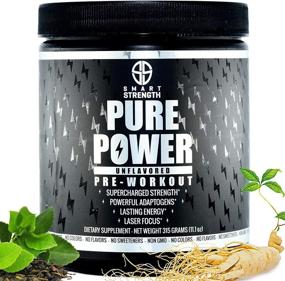 img 4 attached to 🏋️ Pure Power Pre Workout: The Best All Natural PreWorkout Supplement for Weight Loss & Energy - 315g Unflavored