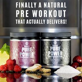 img 1 attached to 🏋️ Pure Power Pre Workout: The Best All Natural PreWorkout Supplement for Weight Loss & Energy - 315g Unflavored