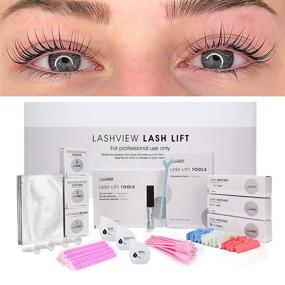 img 4 attached to 👁️ LASHVIEW Lash Lift Kit - Professional Eyelash Perm Set for Wave Curling & Semi-Permanent Extensions