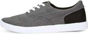 img 3 attached to Stylish Burnetie Black Denim Sneaker Men's Shoes: The Ultimate Fashion Sneakers for Men