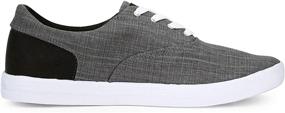 img 2 attached to Stylish Burnetie Black Denim Sneaker Men's Shoes: The Ultimate Fashion Sneakers for Men