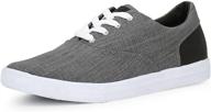 stylish burnetie black denim sneaker men's shoes: the ultimate fashion sneakers for men logo