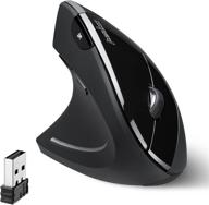 perixx perimice-713l wireless ergonomic left handed vertical mouse: 6 buttons, 3 level dpi – black логотип