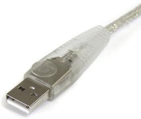 img 2 attached to 🔌 Прозрачный кабель USB 2.0 6 футов - тип A к типу B - литой - StarTech.com (USB2HAB6T)