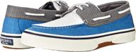 👟 sperry halyard 2 eye blue: stylish and versatile boat shoe for men logo