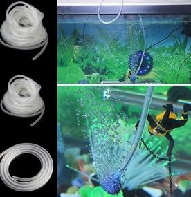 img 1 attached to NACX Flexible Aquarium Airline Tubing - Long-lasting Soft Air Pump Hose for Fish Tank - 4mm ID, 6mm OD - Available in 41ft, 82ft, and 164ft Lengths - Clear & Highly Durable!