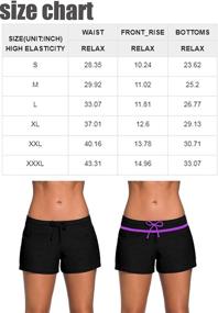 img 1 attached to Happy Sailed Boardshorts Tankini Bottoms Women's Clothing and Swimsuits & Cover Ups