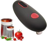 queenii electric can opener - smooth-edge, 🔌 one-touch safety opener, hands-free & restaurant-quality - bpa-free, black логотип