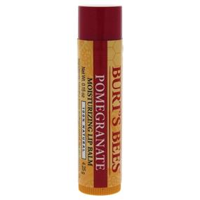 img 1 attached to 💄 Burt's Bees Pomegranate Oil Lip Balm: 0.15 oz Moisturizing Solution for Soft Lips