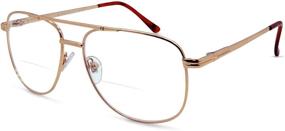 img 4 attached to In Style Eyes Just Chillin' Aviator Bifocal Reading Glasses: Stay Cool and Focus in Style