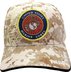 img 4 attached to Premium Embroidered Emblem Baseball Cap Hat - Officially Licensed by the US Marine Corps