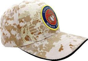 img 2 attached to Premium Embroidered Emblem Baseball Cap Hat - Officially Licensed by the US Marine Corps