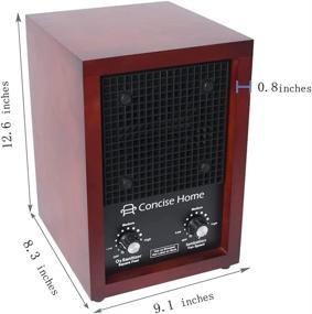 img 3 attached to 🌬️ Sanqiao Ozone Generator Air Purifier Ionizer & Deodorizer for Large Spaces up to 3,500 Sq/Ft with Advanced Ceramic Ozone Plates