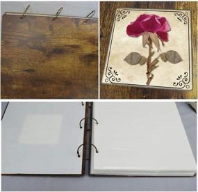 img 2 attached to 🌸 EdenseeLake Dried Flower Photo Album: Holds 500 Photos, 4x6, for Horizontal and Vertical Display
