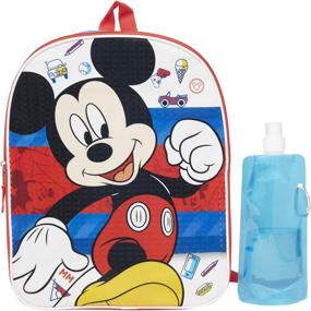 img 4 attached to Mickey Mouse Backpack Combo Set: The Perfect Disney Gear for Kids!