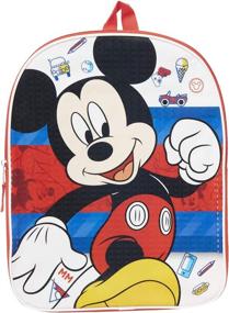 img 3 attached to Mickey Mouse Backpack Combo Set: The Perfect Disney Gear for Kids!