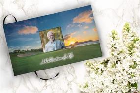 img 3 attached to 🏌️ Golf-Themed Funeral Guest Books: Commemorative Cremation Urns' 19th Hole Celebration of Life