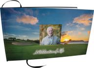 🏌️ golf-themed funeral guest books: commemorative cremation urns' 19th hole celebration of life логотип